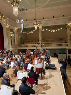 Rehearsal in Zwickau